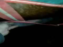 This amazing and unique video shows a proud horse owner juggling his massive beast's steely shaft.